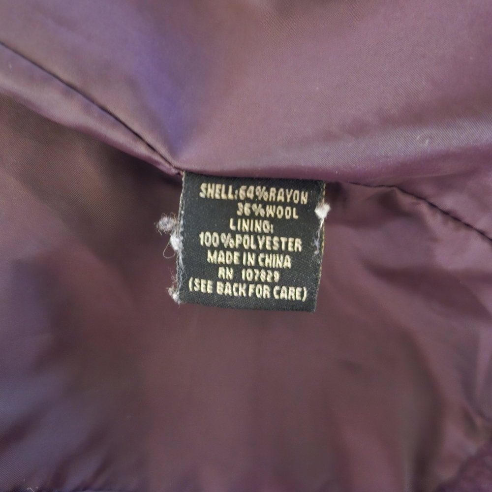Mulberry Colored Double Breasted Jacket - image 5